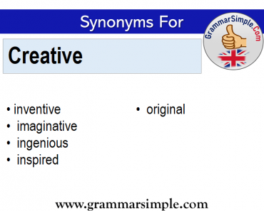 Synonyms of Creative, Synonym words for Creative