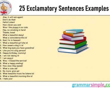 25 Exclamatory Sentences Examples