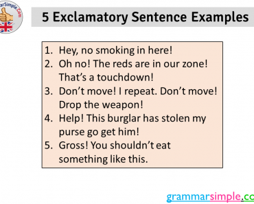 5 Exclamatory Sentence Examples in English
