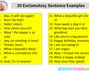 20 Exclamatory Sentence Examples
