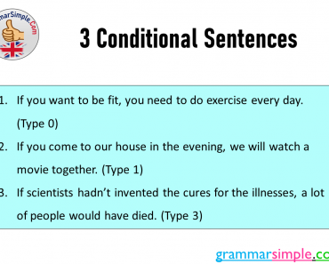 3 Conditional Sentences in English